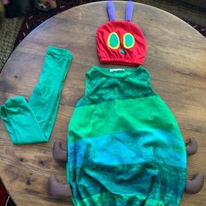 Toddler very hungry caterpillar costume